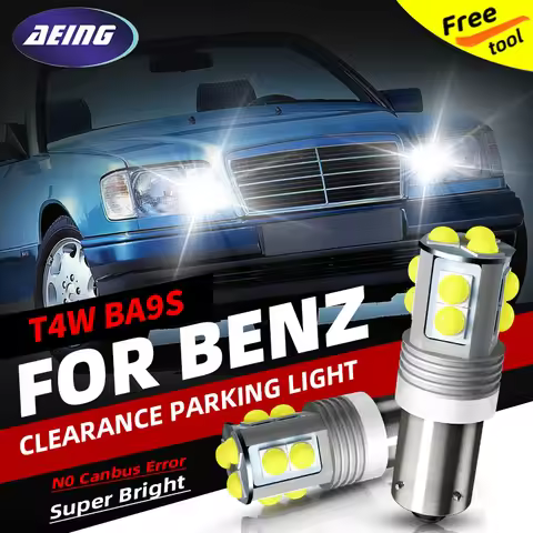 2×T4W LED Clearance Parking Lights Bulbs BA9S No Error For Mercedes-Benz E-CLASS W124 S124 C124 A124