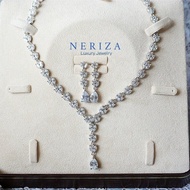 Neriza Jewelry/เครื่องประดับเจ้าสาวเพชรสังเคราะห์ประกายเทียบเท่าเพชรแท้  จัดส่งฟรีพร้อมกล่อง NSW031