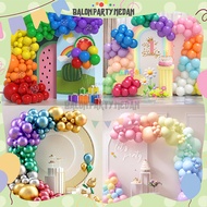 Colorful Rainbow Happy Birthday Arch Balloon Arch Decoration Package Part 9