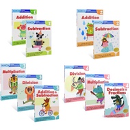 (SEAL) Kumon Math Workbooks Grade 1-4 - Family Area