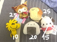 公仔平清 sanrio, snoopy, bread