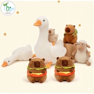 🌟 Luxury Plush Toy Patung Haiwan Comel Lembut – Cute Capybara, Shaun The Sheep & Goose Stuffed Doll 