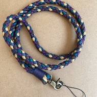 棋盤系列 手工編織 手機掛繩 證件套掛繩 兩用