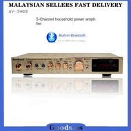 High Power5Sound Channel Home Theater Amplifier Stage Bluetooth Radio Power Amplifier
