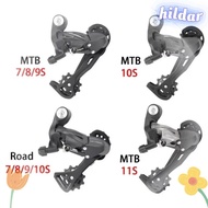 HILDAR Road Rear Derailleur, 7/8/9/10/11 Speed Steel MTB Bicycle Shifter,  Universal Durable Cycling