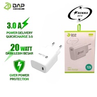 DAP D-AP3 20W TYPE-C Charger Adapter Original USB-C Charger Head