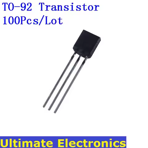 100Pcs/Lot TO-92 Transistor 2N2222 2N2907 2N3904 2N3906 2N5401 2N7000 A1015 2SC1815 BC317 BC327 BC51