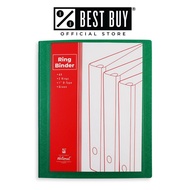 Ring Binder 2R 7cm W22D1 A4 1 inch DTYPE with Insert Label, Green - School Supplies