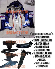 bodi jupiter Z full set halus+kasar biru putih cover bodi jupiter Z lama 2005