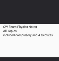 CW Sham 全套筆記