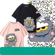 LZ59 G-DRAGON plush toy ZOA cat cartoon T-shirt GD fans gift short sleeve top tee L59Z