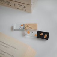 聖誕節禮物32GB USB 水晶USB 印圖印字 送禮 質感USB 隨身碟