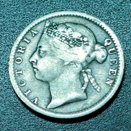 Straits Settlement Queen Victoria 10 Cent 1899