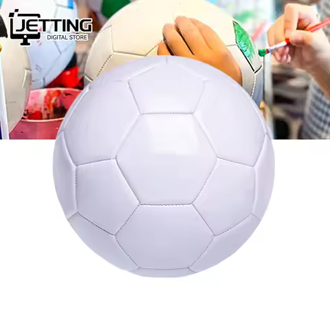 White Standard Size 5 Soccer Balls Team Match Group Training Footballs Outdoor Football For Men Wome