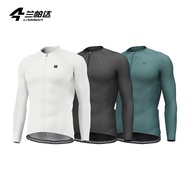 Lambda Spring &amp; Fall Summer Road Bike Bicycle Cycling Clothing Men's Long Sleeves Tops Quick-Drying Breathable Mountain Bike Bicycle