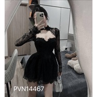Full crystal lace dress Lace Dress Woman Dress Woman Dress Korean Style