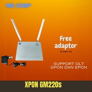 XPON GM220S Modem with Epon gpon joss adapter