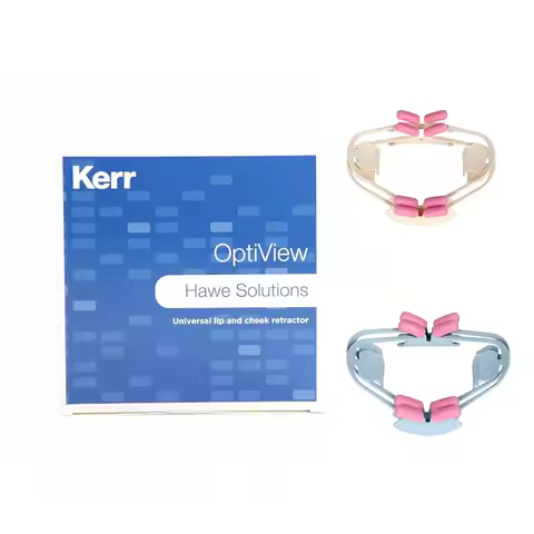 Original Kerr OptiView Lip and Cheek Retractor 2pcs/Box Dental Soft Mouth Opener for Dentist Clinic 