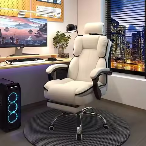 Ergonomic Gaming Chair Backrest Long Hours Comfort Home Office Chair Dorm Students Office Chairs Off