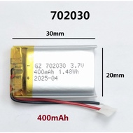 Rechargeable Battery 702030 Battery 400mAh Li-Polymer 3.7V For Replacement MP3 GPS Camera Fan Toys D