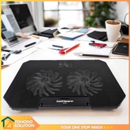 Taffware Cooling Pad Laptop Cooling Fan 2 Fans without Knob Speed - Q100