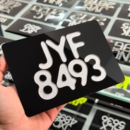 NO PLATE BELAKANG A57 | NO PLATE MOTOR | NO PLATE KERETA