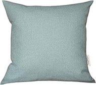 TangDepot Blend Linen Handmade Solid Decorative Throw Pillow Covers/Pillow Shams, Thick and Soft Eur
