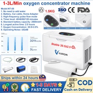 🌈สต๊อกพร้อมแล้ว🌈VARON เครื่องผลิตออกซิเจน7L แบบ2 In 1เครื่องผลิตออกซิเจนเข้มข้น93 + 3% พร้อมหัวฉีดออ