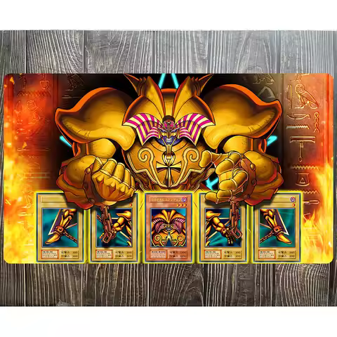 Yu-Gi-Oh Exodia the Forbidden One Playmat TCG Pad YGO Mat TCG Yugioh Mat-398
