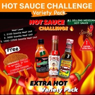 [SG STOCK] 🔥HOT SAUCE CHALLENGE PACK🔥 (Variety Pack, EXTRA HOT🌶️🌶️🌶️) El Yucateco, Valentina, Tapati
