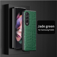 HOCE Ốp Điện Thoại Da Cá Sấu Sang Trọng Cho Samsung Galaxy Z Fold 4 3 5G Z Fold4 Ốp Lưng Chống Sốc