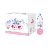 Evian Natural Mineral Water 1.25L x 12