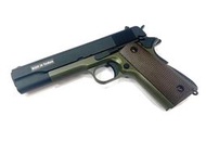 {凱璿 生存遊戲專賣店} KJ M1911 軍版 全金屬 CO2/瓦斯手槍 軍綠色 免運費