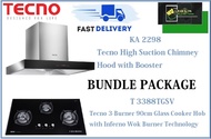 TECNO HOOD AND HOB BUNDLE PACKAGE FOR ( KA 2298 &amp; T 3388TGSV) / FREE EXPRESS DELIVERY