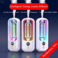 New Air Freshener Spray Room Scent Rechargeable Aroma Diffuser Essential oil Home Toilet Fragrance Hotel Humidifier Perfume Aromatherapy oil Smell Automatic Mist Fragrance Machine香薰機