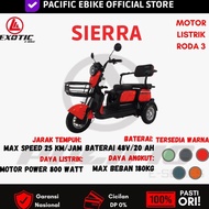 PROMO/ Pacific Exotic SIERRA Sepeda Listrik Roda 3
