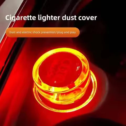 Car Cigarette Lighter Dust Cover Dustproof Decoration Cap For Audi Sline A1 A3 A4 A5 A6 A7 A8 B5 B6 