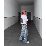 Acne Studios straight-leg jeans for men and women, high-end Chinese version