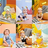 展会新款影楼百天半岁宝宝时尚儿童摄影服装周岁造型艺术写真主题Exhibition new studio 100 days and a half year old baby fashion luquep