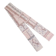 粉色 絲綢 CONFIDENTIAL 絲巾【LOUIS VUITTON LV 路易威登】