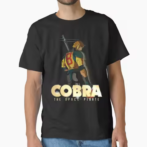 0731 Space Adventure Cobra Japan Manga The Animation Psychogun Anime t shirt 100% cotton large size