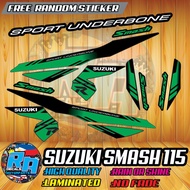 Suzuki Smash 115 Stock Decals