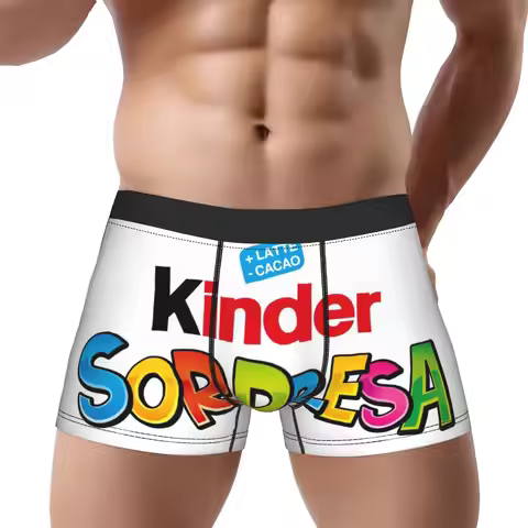 Kinder Bueno Kinder Underpants Breathbale Panties Men's Underwear Comfortable Shorts Boxer Briefs