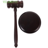 NICKOLAS Judge Hammer, Wood Gavel Attorney Decorative Costume Sound Block, High Quality Clear Durabl