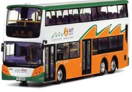 【光榮告別新巴】1:76新巴E500 5518@18波浪色巴士模型