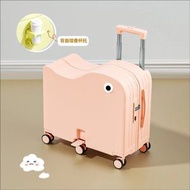 兒童行李箱新款可坐騎小型遛娃拉杆旅行密碼箱子