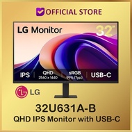 Monitor LG 32" 32U631A-B QHD IPS Monitor with USB-C  100Hz