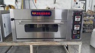 【原豪食品機械】『新型第三代』商業用  一門一盤專業烘培電烤箱 (搭配特製蒸氣+火成岩石板)台灣製造