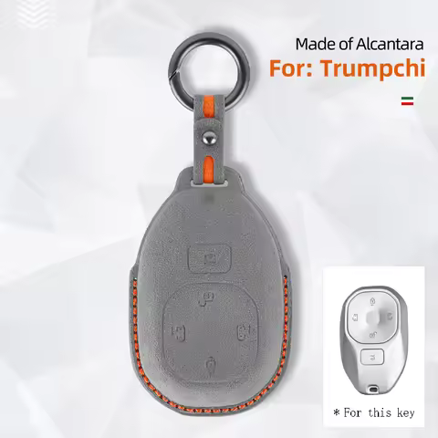 Leather Car Key Case Bag For GAC Trumpchi GS4 GM8 GA3 GA6 SGS7 GA4 GS5 GS3 Legend GS8 Empow J11 J12 