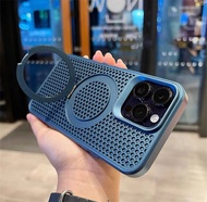 Kim loại có nam châm giữ tản nhiệt lưới tổ ong cho trường hợp Magsafe cho Iphone 13 12 14 15 Pro Max